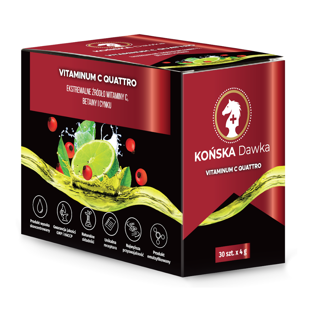 Oryginalne opakowanie Witamina C Quattro